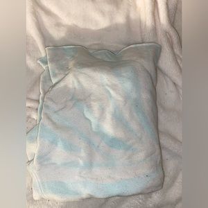 blue & white tie-dye design | art class | kids hoodie | size 14-16 (XL)